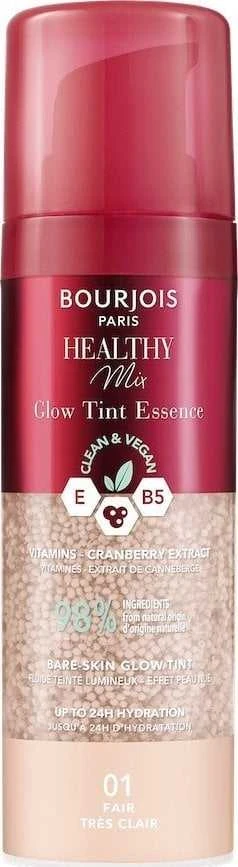 BOURJOIS Paris Healthy Mix Clean & Vegan Glow Tint Essence makiažas