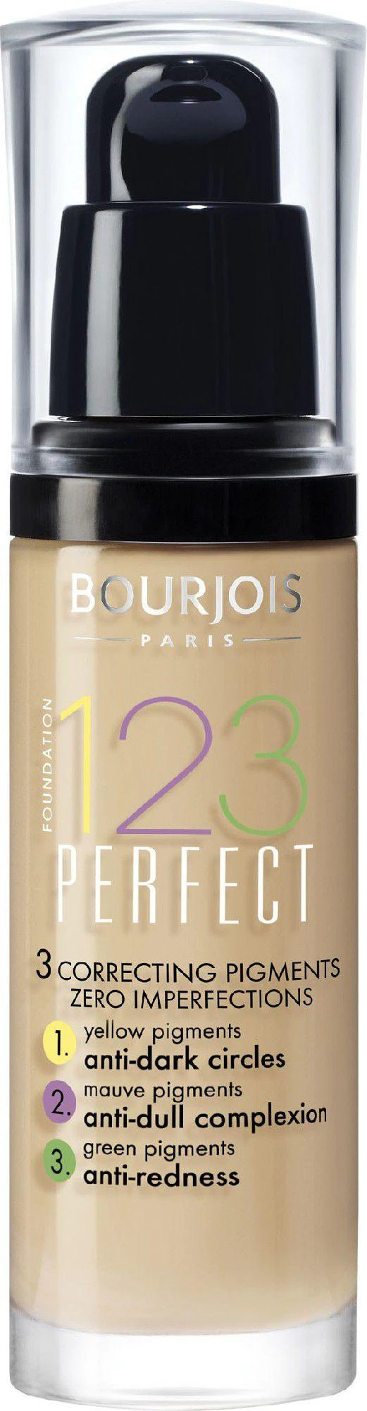 Kreminė pudra Bourjois 1 2 3 Perfect Foundation 054 rusvai gelsvas 30ml