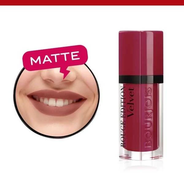 Bourjois Paris Rouge Edition Velvet Skysti lūpų dažai, 7,7 ml, spalva - 08 Grand Cru