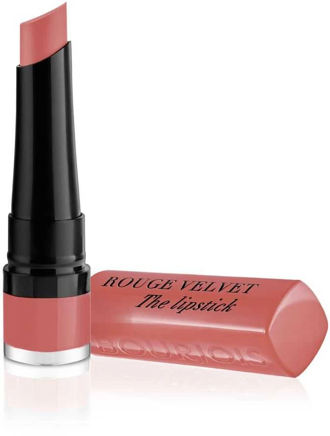 BOURJOIS Paris Rouge Velvet Lūpų dažai Moterims 2,4 g, 02 FLAMING’ROSE