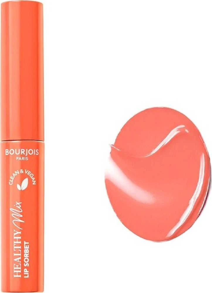 Bourjois Paris Healthy Mix Clean Lip Sorbet Tonuotas lūpų balzamas, 7,4 g, spalva - 03 Coral'n Cream