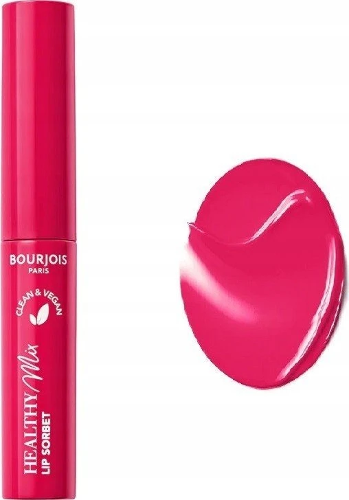 Bourjois Paris Healthy Mix Clean Lip Sorbet Tonuotas lūpų balzamas, 7,4 g, spalva - 05 Ice Ice Berry