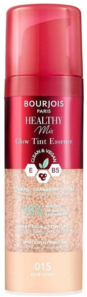 „Bourjois Healthy Mix Glow Tint Essence“ makiažo pagrindas, 015 Fair Light, 30 ml