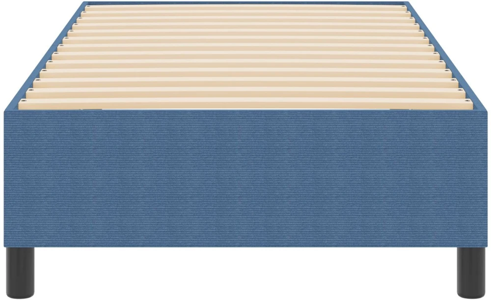 Platforminės lovos rėmas Mėlyna 90 x 200 cm Kordūrinis audinys