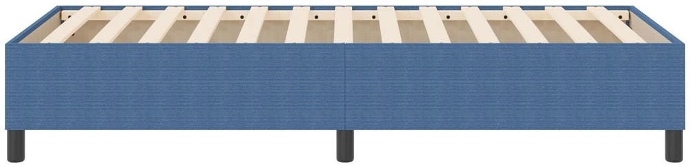 Platforminės lovos rėmas Mėlyna 90 x 200 cm Kordūrinis audinys