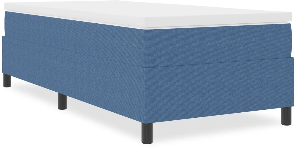 Platforminės lovos rėmas Mėlyna 90 x 200 cm Kordūrinis audinys