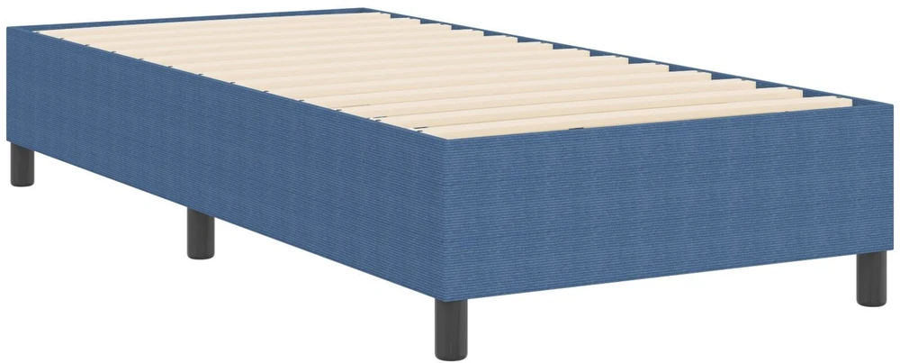 Platforminės lovos rėmas Mėlyna 90 x 200 cm Kordūrinis audinys