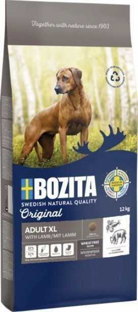 BOZITA Original Adult XL ėriena - sausas šunų maistas - 12kg