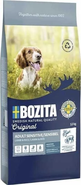 Šunų Maistas - Bozita Original Sensitive Digestion Aviena Ir Ryžiai 12 Kg
