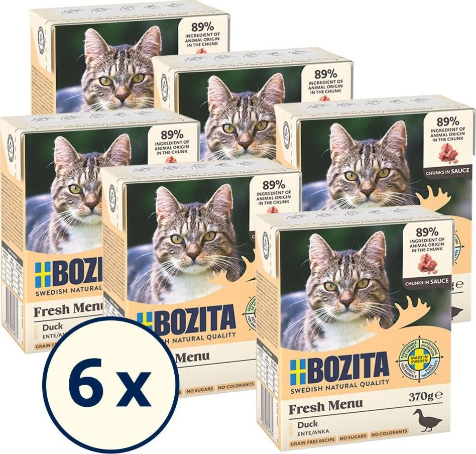 BOZITA Fresh Menu Antis padaže - šlapias kačių maistas - 370g