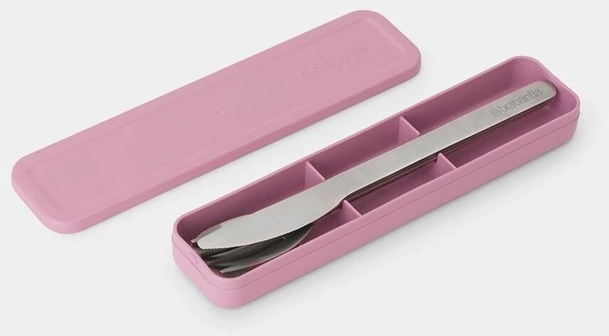 Brabantia 3 dalių stalo įrankių rinkinys Make &amp, Take Lilac Rožinė 241925