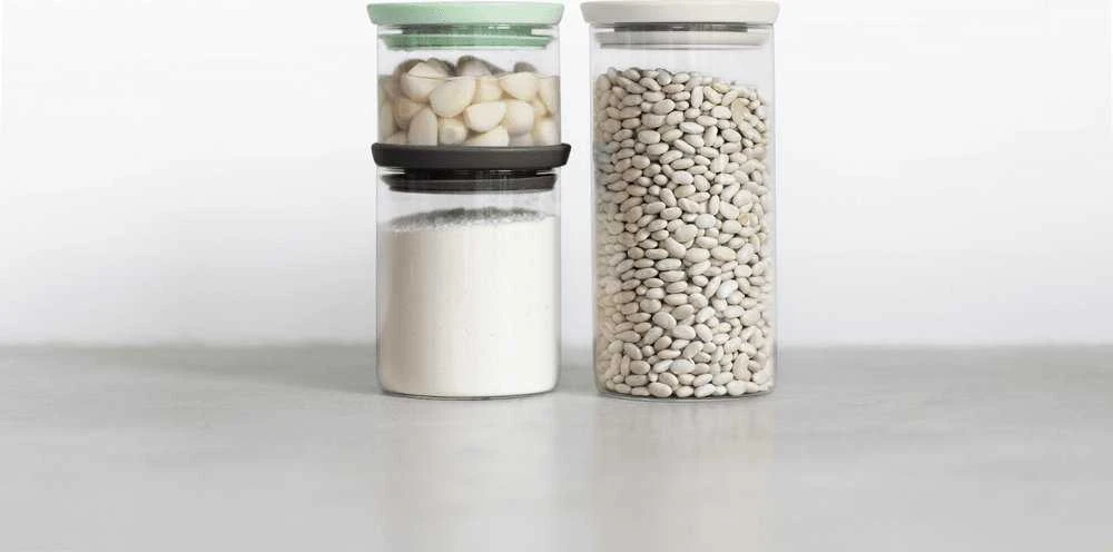 Brabantia Stiklinių indelių rinkinys 3vnt.