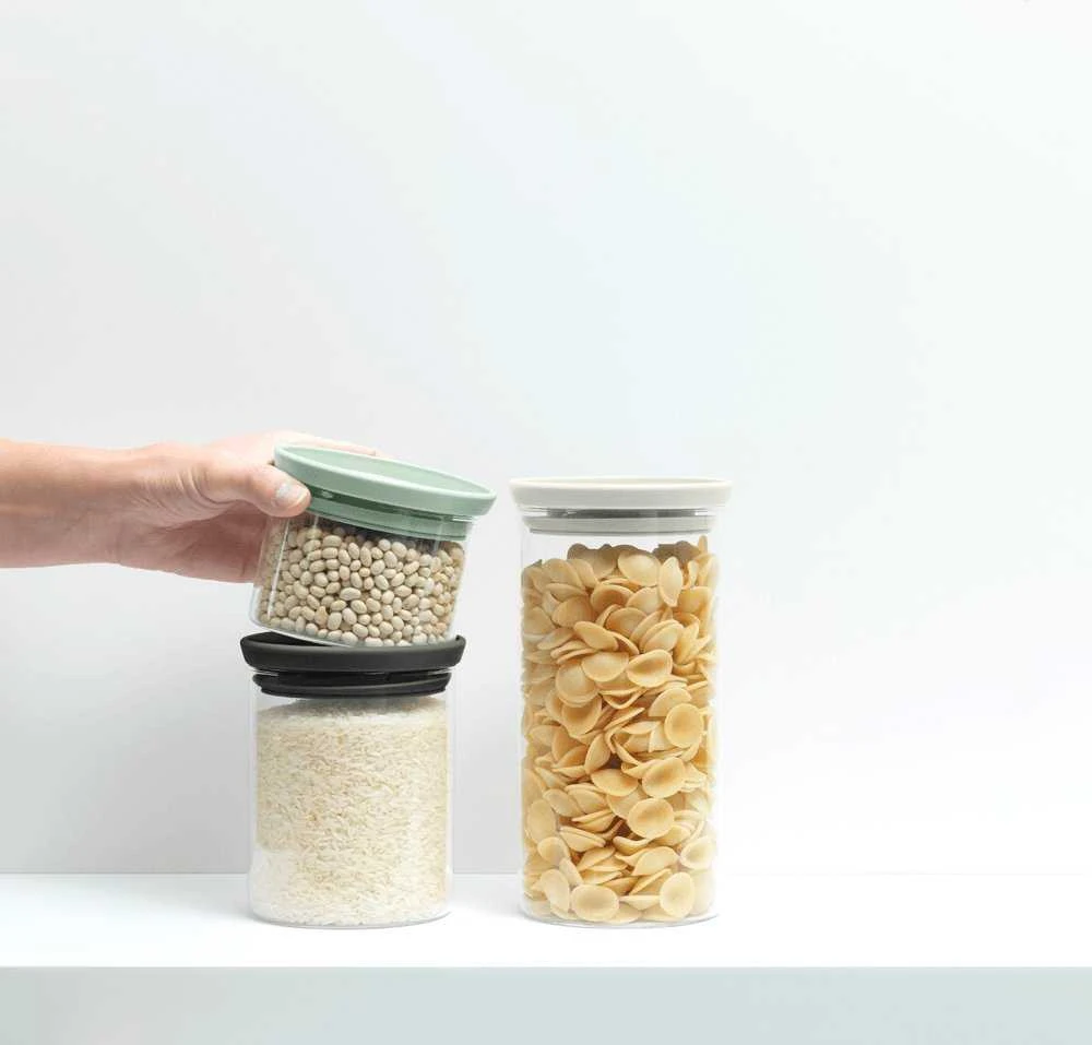 Brabantia Stiklinių indelių rinkinys 3vnt.