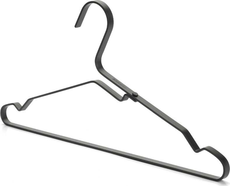 Brabantia Aluminiowy wieszak na ubrania juodas 118647