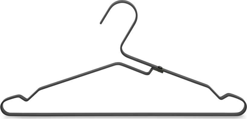 Brabantia Aluminiowy wieszak na ubrania juodas 118647