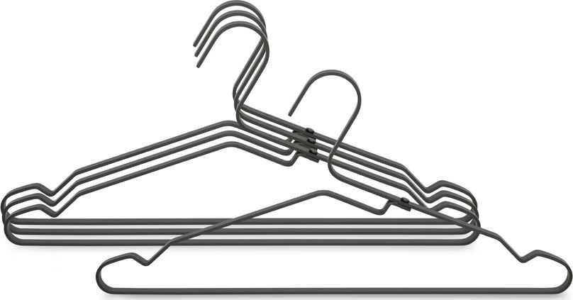 Brabantia Aluminiowy wieszak na ubrania juodas 118647