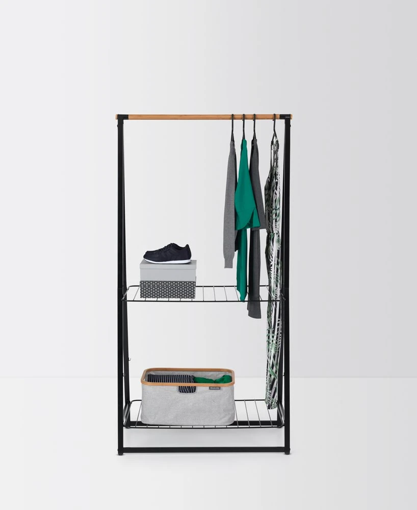 Brabantia Aliuminis drabužių kabyklis juodas 118647
