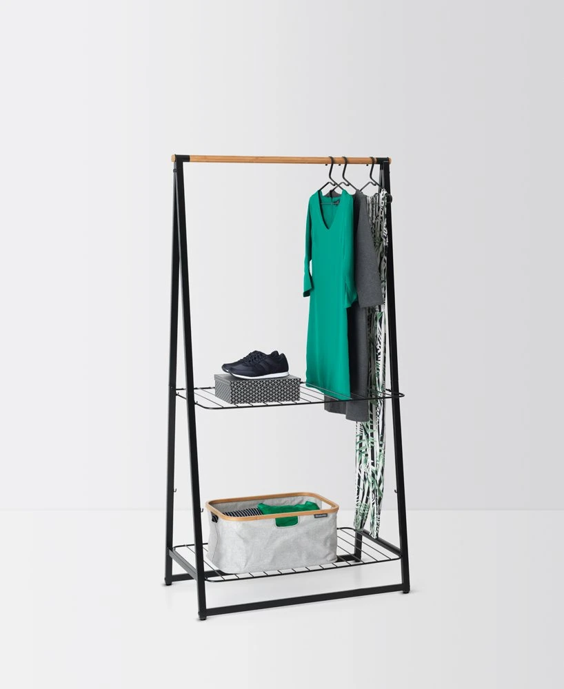 Brabantia Aliuminis drabužių kabyklis juodas 118647
