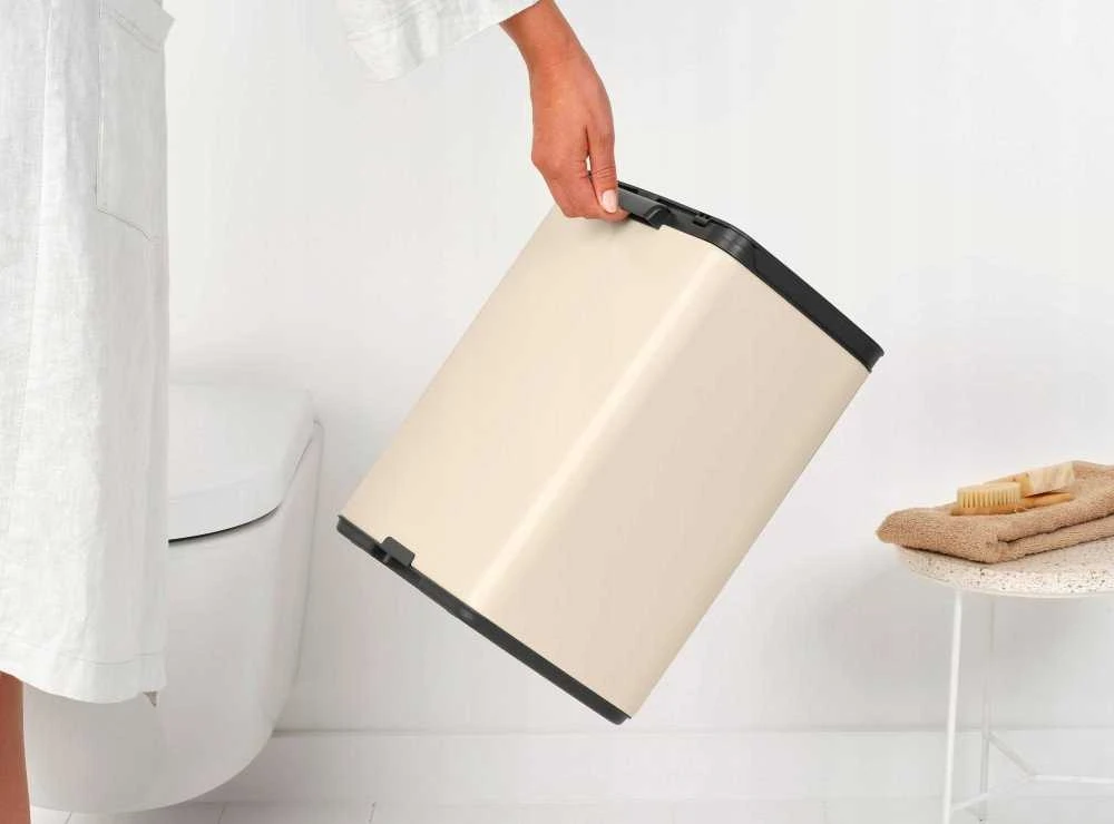 Brabantia Bo Waste Bin, 12L - Soft rusvai gelsvas