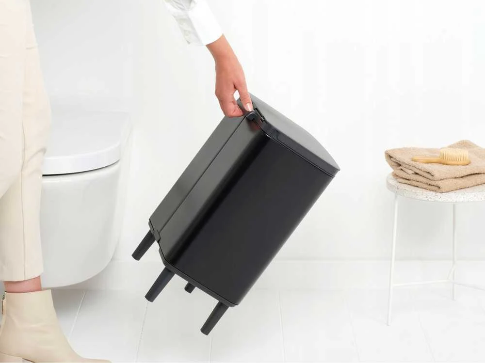 Brabantia Šiukšlių dėžė, Bo Hi 12L - Matt Juodas