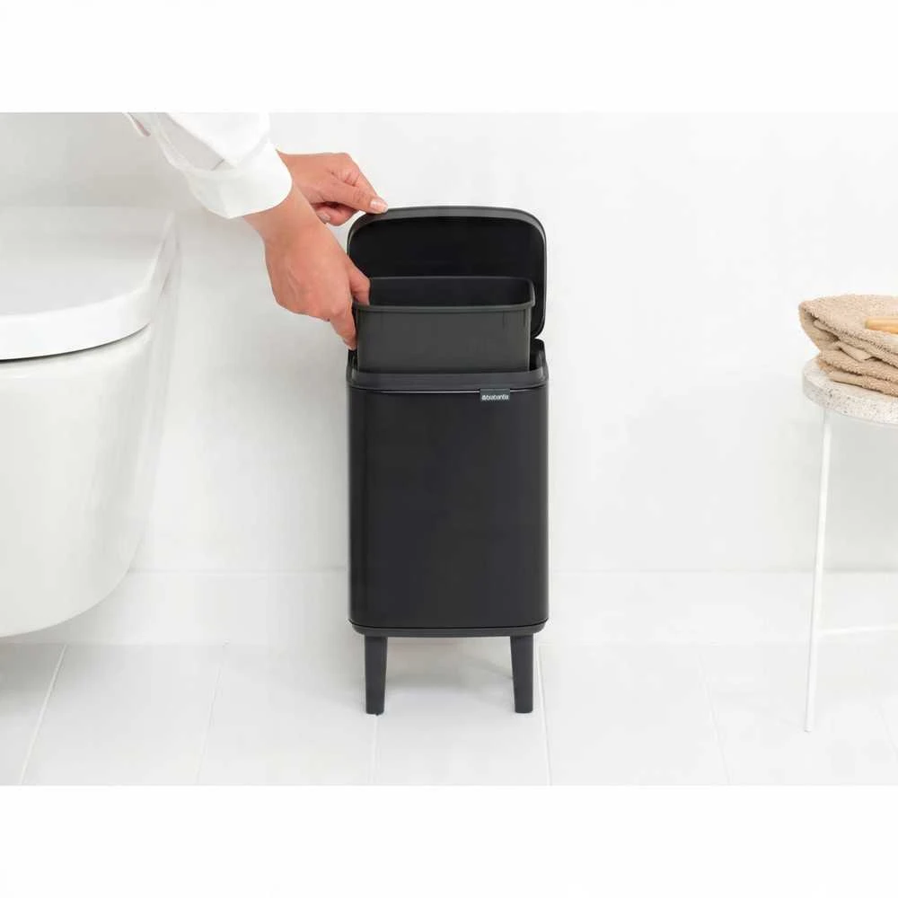Brabantia Šiukšlių dėžė, Bo Hi 4L - Matt Juodas
