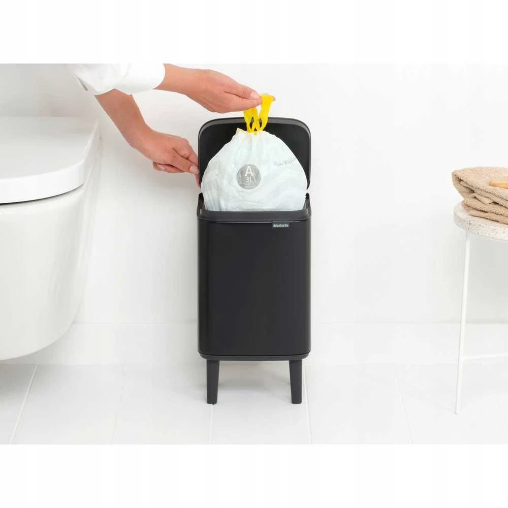 Brabantia Šiukšlių dėžė, Bo Hi 4L - Matt Juodas