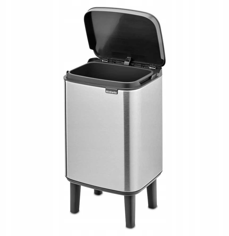 Brabantia Šiukšlių dėžė, Bo Hi 4L - Matt Steel Fingerprint Proof