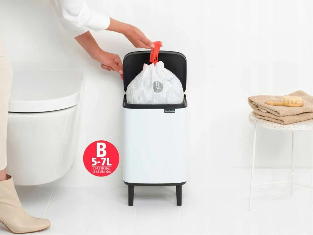 Brabantia Šiukšlių dėžė, Bo Hi 7L - Baltas