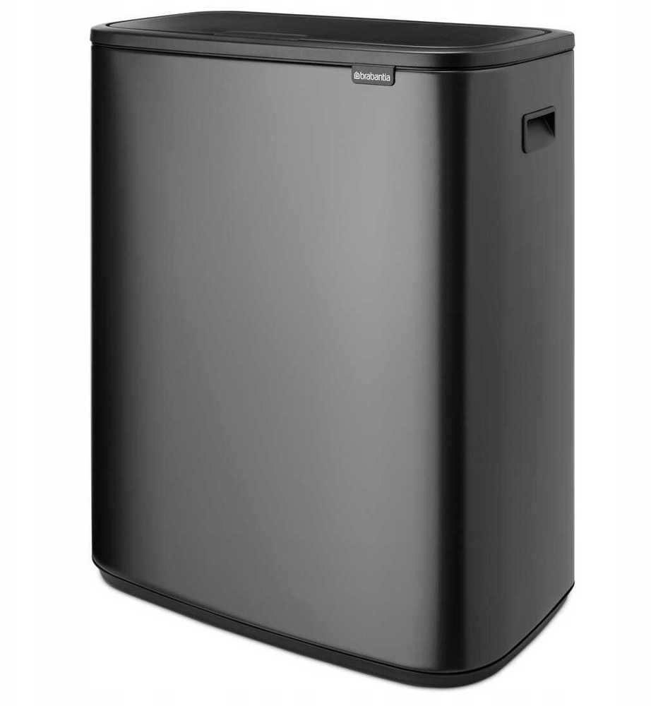 Šiukšliadėžė Brabantia BRABANTIA BO waste bin 2x30l Confident Pilkas 233609