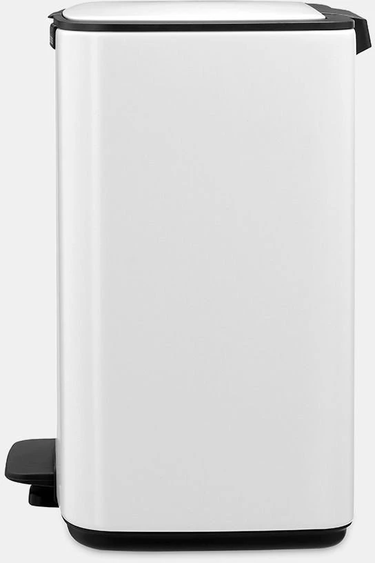 Brabantia Bo šiukšliadėžė su pedalu, 12 l, balta