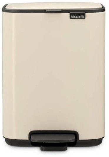 Brabantia atkritumu tvertne ar pedāli Bo, 4l, soft beige