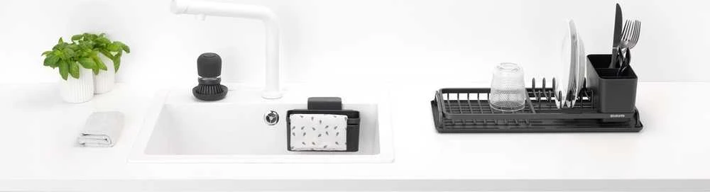 Brabantia Indų plovimo ir džiovinimo rink., 4vnt. - Dark Pilkas