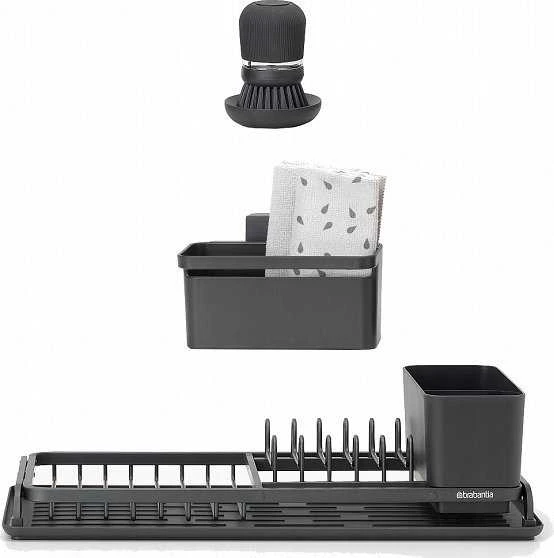 Brabantia Indų plovimo ir džiovinimo rink., 4vnt. - Dark Pilkas