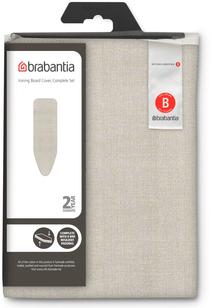 Brabantia BRABANTIA lyginimo lentos užvalkalas 124x38 cm Denim Pilkas (B) 8 mm veltinys 236204