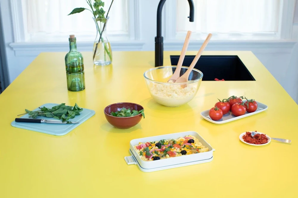 Brabantia BRABANTIA Make & Take płaska pudełko na lunch Light Pilkas
