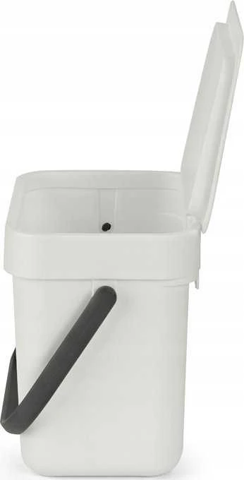 „Brabantia Sort & Go“ šiukšliadėžė šviesiai pilka 3 l
