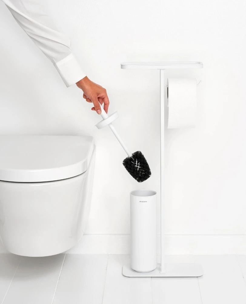 Brabantia Tualetinio popieriaus lentynėlė MindSet, mineralinės gaivios baltos spalvos