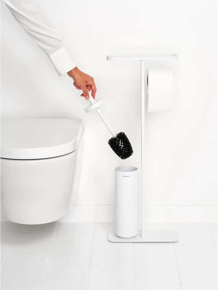 Brabantia Tualetinio popieriaus lentynėlė MindSet, mineralinės gaivios baltos spalvos