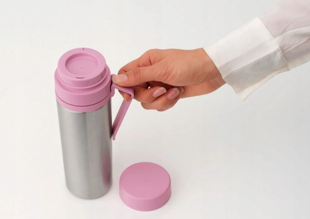 Brabantia Buteliukas termiczna Make & Take 500 ml Lilac Rožinė