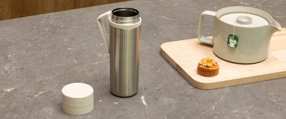 Brabantia Termosas Make & Take 500 ml švelnios smėlio spalvos