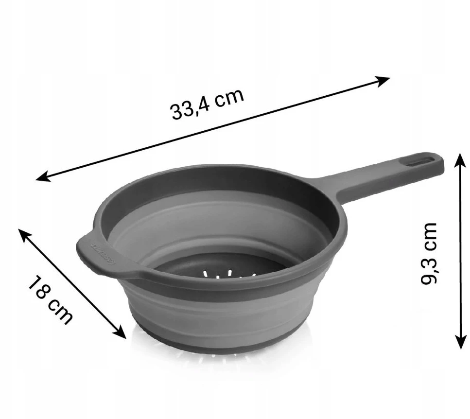 Brabantia sietelis su rankena GRANDCHEF 18 cm, sulankstomas, 428539