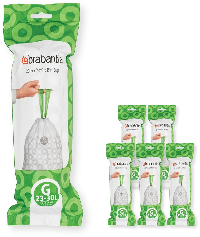 Brabantia dydis G 23-30L 120szt 6x20 (138423)