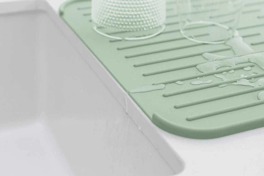 Brabantia vandens išleidimo kilimėlis Silicon Jade Žalias