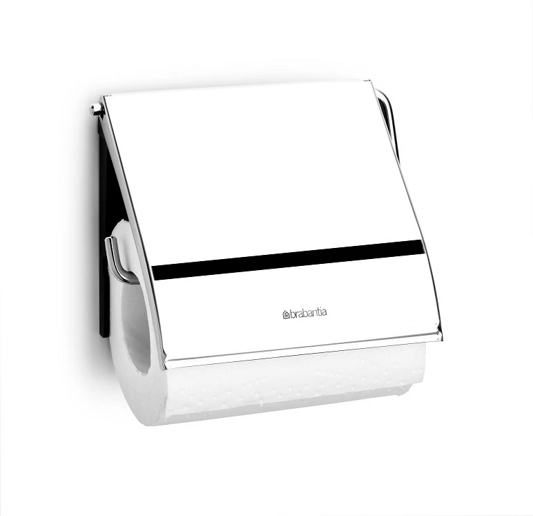 Brabantia Classic wc popieriaus laikiklis, brilliant steel