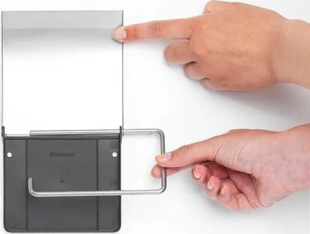 Brabantia Classic wc popieriaus laikiklis, brilliant steel