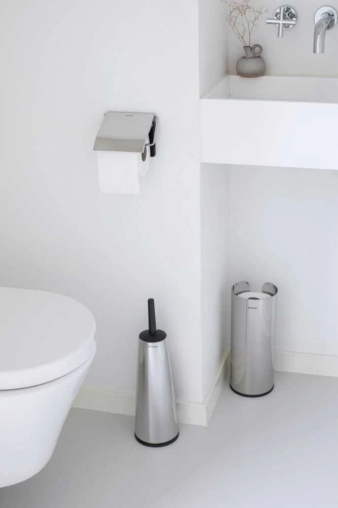 Brabantia Classic wc popieriaus laikiklis, brilliant steel