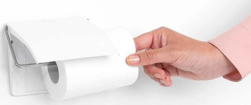 Brabantia Renew tualetinio popieriaus laikiklis - Baltas