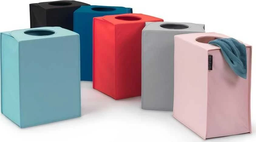 Brabantia Skalbinių krepšiai stač. formos 55L - Pepper Juodas