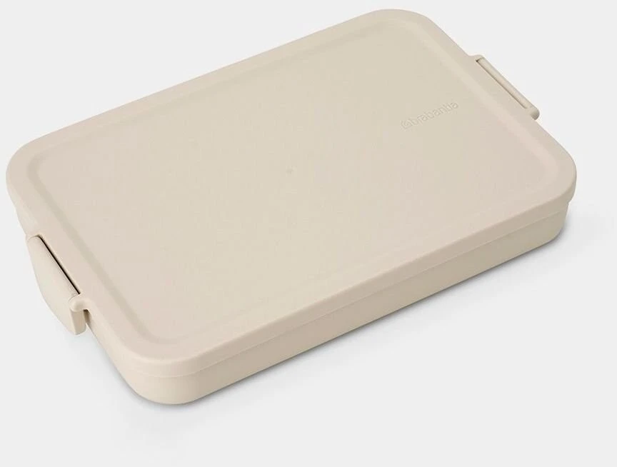 Brabantia Lunch konteineris Make &amp, Take płaski Priešpiečių dėžutė Soft rusvai gelsvas 241321