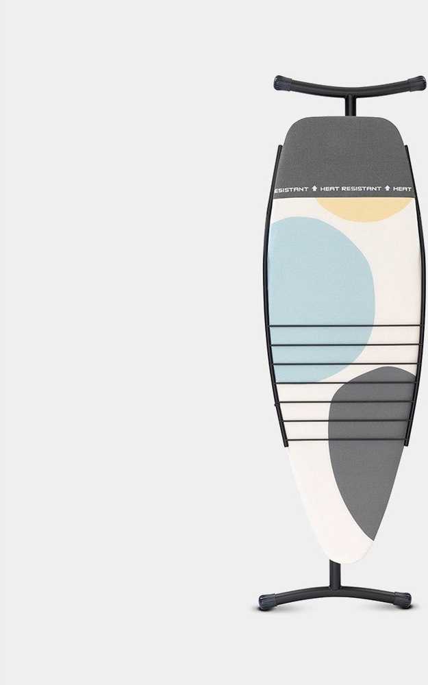 Brabantia Lyginimo lenta D 135x45cm, su laikikliu - Spring Bubbles